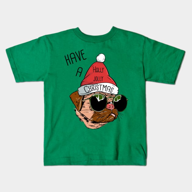 Holly Jolly Kids T-Shirt by Magda